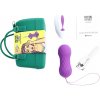 FEELZTOYS Twisty - rotačné vibračné vajíčko (fialové)