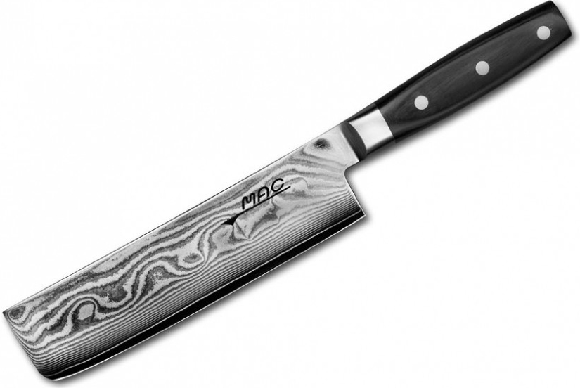 MAC Japonský nôž na zeleninu Damaskus 18 cm