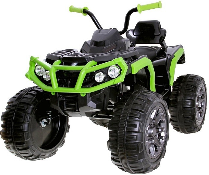 Joko Elektrická štvorkolka ATV s diaľkovým ovládaním penové kolesá kožené sedadlo čierno zelená