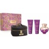 Versace Dylan Purple - EDP 100 ml + tělové mléko 100 ml + sprchový gel 100 ml + kosmetický kufřík