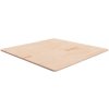 Štvorcová stolová doska 90x90x1,5 cm neošetrený dubový masív-ForU-342919