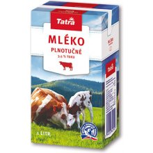 Tatra Trvanlivé plnotučné mlieko 3,5% 1 l