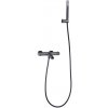 Imex BTM039-4BGM MONZA temostatická vaňová batéria + sprchový set black gun metal