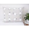 MKLozkoviny.sk Bavlnená obliečka na vankúš Renforcé 70 × 90 cm - Ovečky Morning Yoga- -