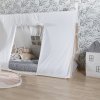 Textilný poťah Tipi White na rám postele Domček 70x140