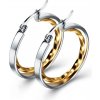 Oceľové Náušnice kruhy Iskra Combo