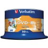 VERBATIM DVD-R 4.7 GB 16x, 50ks, s možnosťou potlače (43533)