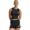 Dámske bežecké tielko adidas, ADI365 TANK W Čierna,Biela XL
