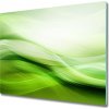 Sklenená doska na krájanie Zelené pozadie vĺn 60x52 cm