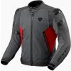 REVIT bunda na motocykel CONTROL AIR H2O, šedá/červená, veľ. 2XL