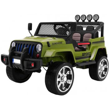 JBM elektrické autíčko Jeep Wrangler 4x4 zelená