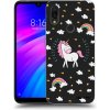 Picasee silikónový čierny obal pre Xiaomi Redmi 7 - Unicorn hviezdne nebo