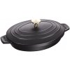 STAUB Kastrol oválný 23x17 cm/1l černý 1332325