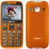 EVOLVEO EasyPhone XR, mobilný telefón pre seniorov s nabíjacím stojanom, oranžová