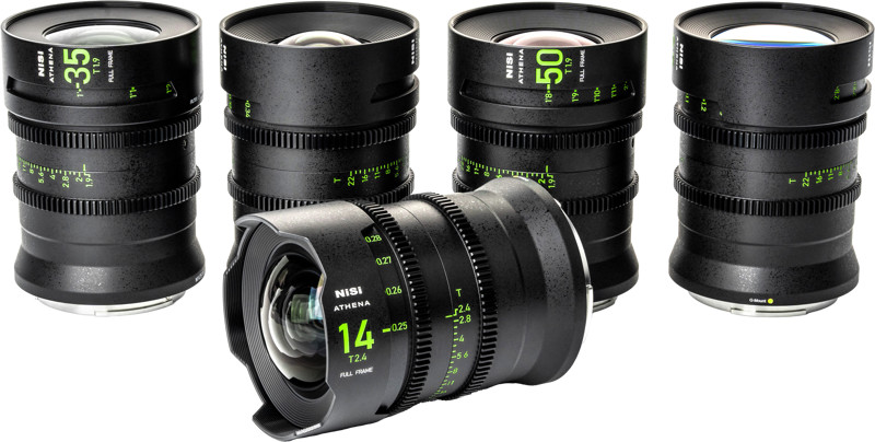 NiSi Cine Lens Set Athena Prime Fujifilm G-Mount