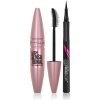 MAYBELLINE NEW YORK Make-Up Set Lash Sensational 01 - Very Black predlžujúca riasenka pre plné mihalnice 9,5 ml + Hyper Precise Black Matte očná linka v pere 1 ml