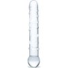 Glas - Callisto Clear Glass Dildo - Sklenené Dildo
