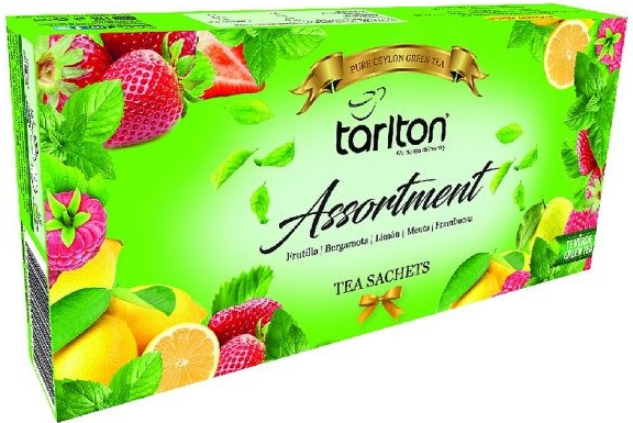 TARLTON Assortment 5 Flavour Green Tea 100 x 2 g