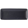 Servírovací tanier BB BLACK 29,5 x 12 cm, obdĺžnik, čierny, MIJ