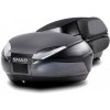 Vrchný kufor na motorku SHAD SH48 D0B48306R Tmavo šedá s operadlom, karbónovým poťahom a zámkom PREMIUM SMART (SH48 prémiový kufr pro dvě XXL helmy.)