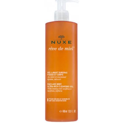 Nuxe Zvláčňujúce sprchový gél na telo i tvár Reve de Miel (Face and Body Ultra-Rich Cleansing Gel) 400 ml