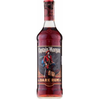 Captain Morgan Dark Rum 40% 0,7 l (čistá fľaša)