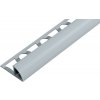 SP15 ukončovacia lišta C ACARA, PVC kamenná šeď, 8 mm, 2,5 m