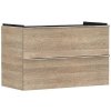 Hansgrohe Xelu Q - Umývadlová skrinka, 63x98x50 cm, 2 zásuvky, prírodný dub/chróm 54033000