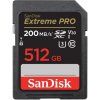 SanDisk Extreme PRO SDXC 512GB / Class 10 / rýchlosť prenosu 200 MB/s / vhodné pre 4K (SDSDXXD-512G-GN4IN)