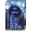 Nivea darčeková sada Box Gentle Body Milk 2025, telové mlieko 250 ml, krém na ruky 100 ml, nivea krém 30 ml