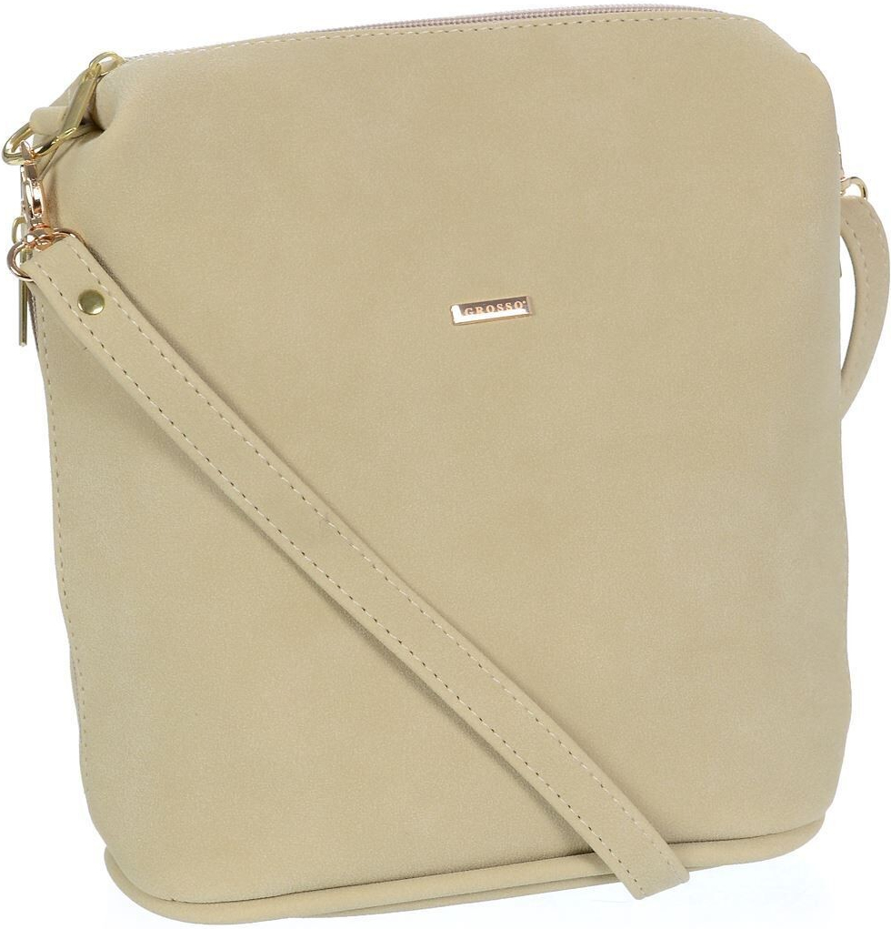 Grosso dámska crossbody kabelka béžová