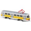 Rappa Kovová tramvaj žlutá 16 cm