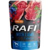 RAFI paštéta s jahnacím mäsom, čučoriedkami a brusnicami 500g - kapsička