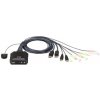 ATEN CS-22DP 2-portový USB DisplayPort KVM přepínač s voličem vzdáleného portu