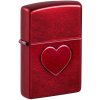 Zippo Red Stamped Heart