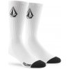 VOLCOM ponožky - Full Stone Sock 3Pk - White (WHT) veľkosť: 3P