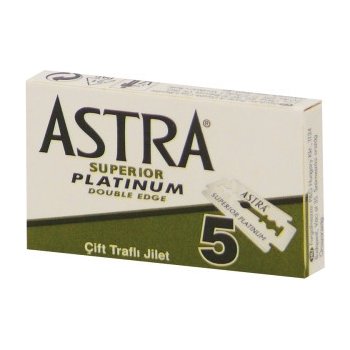 Astra Superior Platinum Double Edge žiletky 5 ks