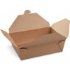 Food box PAP PE nepremastiteľný kraft `L` 195 x 138 x 88 mm 2500ml
