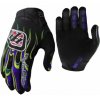 Troy Lee Designs TLD DETSKÉ RUKAVICE AIR TORCHED BLACK / PURPLE XS Veľkosť: XL