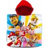 EUROSWAN Dětské bavlněné pončo Paw Patrol Ready for Action 60×120 cm