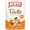 RINTI Filetto in Jelly Chicken&Poultry hearts želé vrecúško kuracie mäso a kuracie srdce 100 g