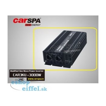 Carspa CAR3KU-24 24V/230V + USB 3000W