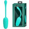Pretty Love Vibrating Egg With Aqua Green Rechargeable Marine Texture