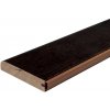 TD - DREVENÝ PRAH S TESNENÍM - DUB WENGE Dĺžka: 130 cm, Šírka: 8 cm DUB (09) - Morenie wenge lakovaný