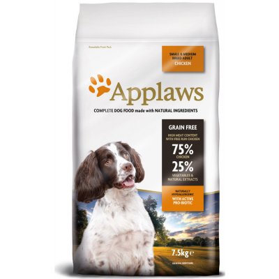 Applaws Dog Adult Small & Medium Breed Chicken - 7,5 kg