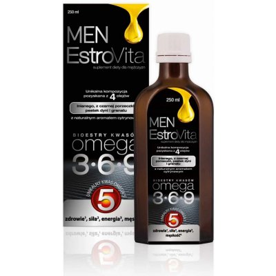 Estrovita men omega mastne kyseliny pre mužov 250 ml