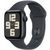 Apple Watch SE (2024) GPS 40mm Midnight Aluminium Case with Midnight Sport Band - M/L (mxe93qc/a)