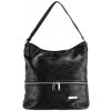 VIVIAN dámska koženková kabelka Čierna