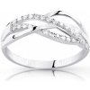 Cutie Jewellery prsteň z bieleho zlata so zirkónmi Z8036 10 X 2