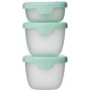 B.Box Sada krabiček Snack tubs 3 ks zelené